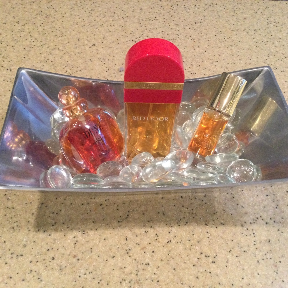 💋3 LUXURY BRAND PERFUMES WITH TRAY💋